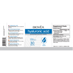 Хиалуронова киселина 30 капсули против бръчки - ключът към младостта от Biovea